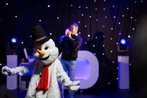 Kerst event met Erik Hulzebosch en levende sneeuwpop